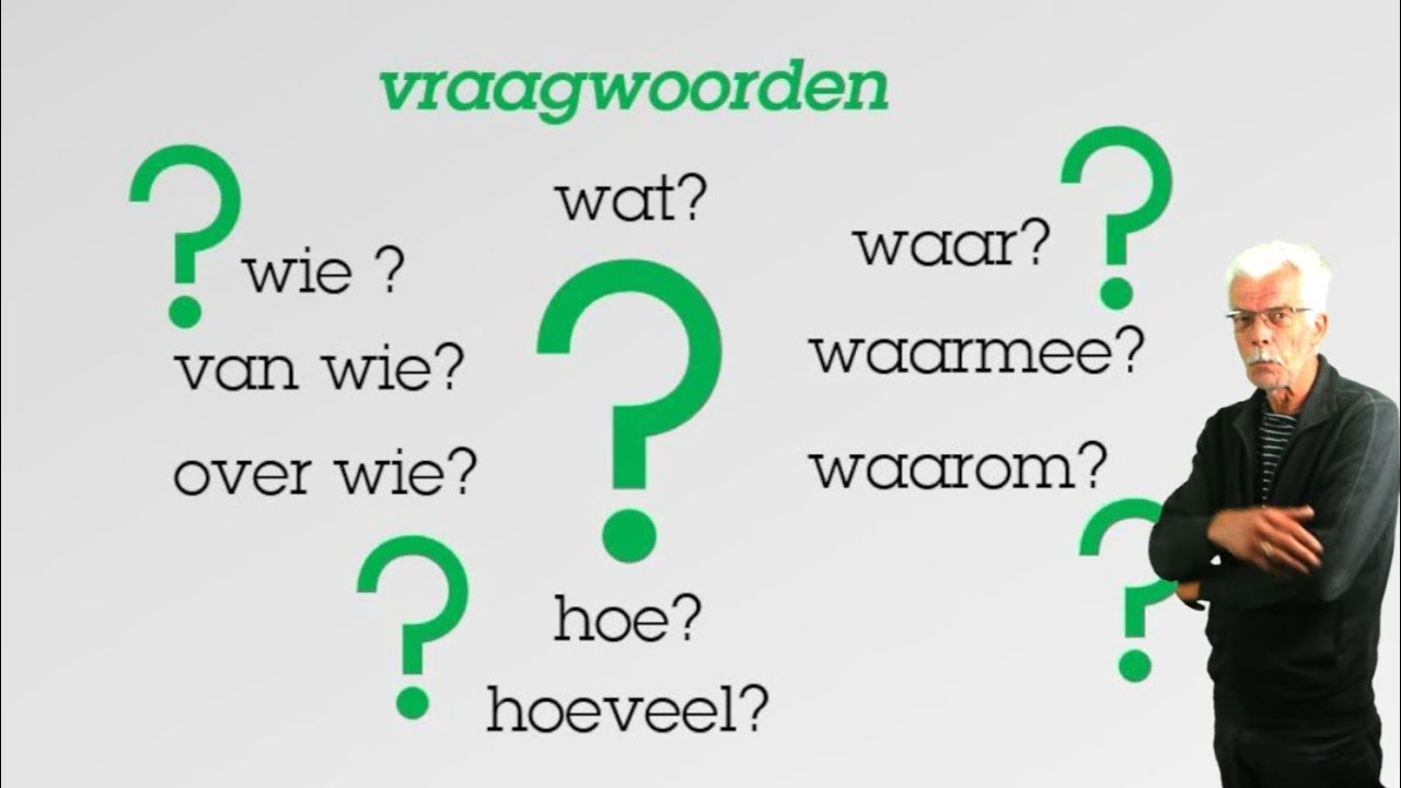 Niveau A1, A2, B1: vraagwoorden , maar soms ook niet