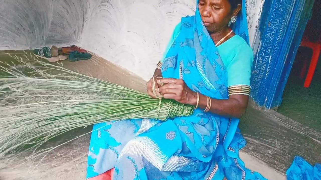 grass products । broom grass । grass for craft । handmade things to sell