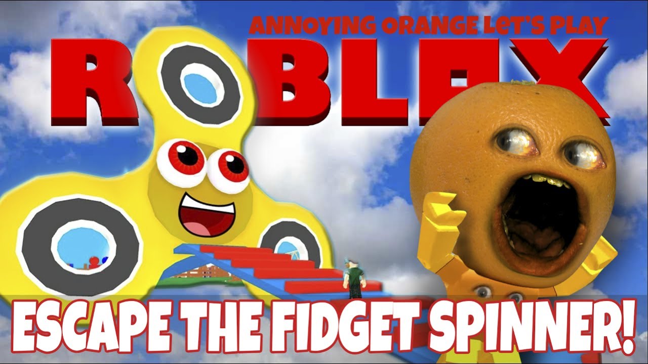 Раздражающие оранжевые игры - Roblox: Escape The Fidget Spinner OBBY