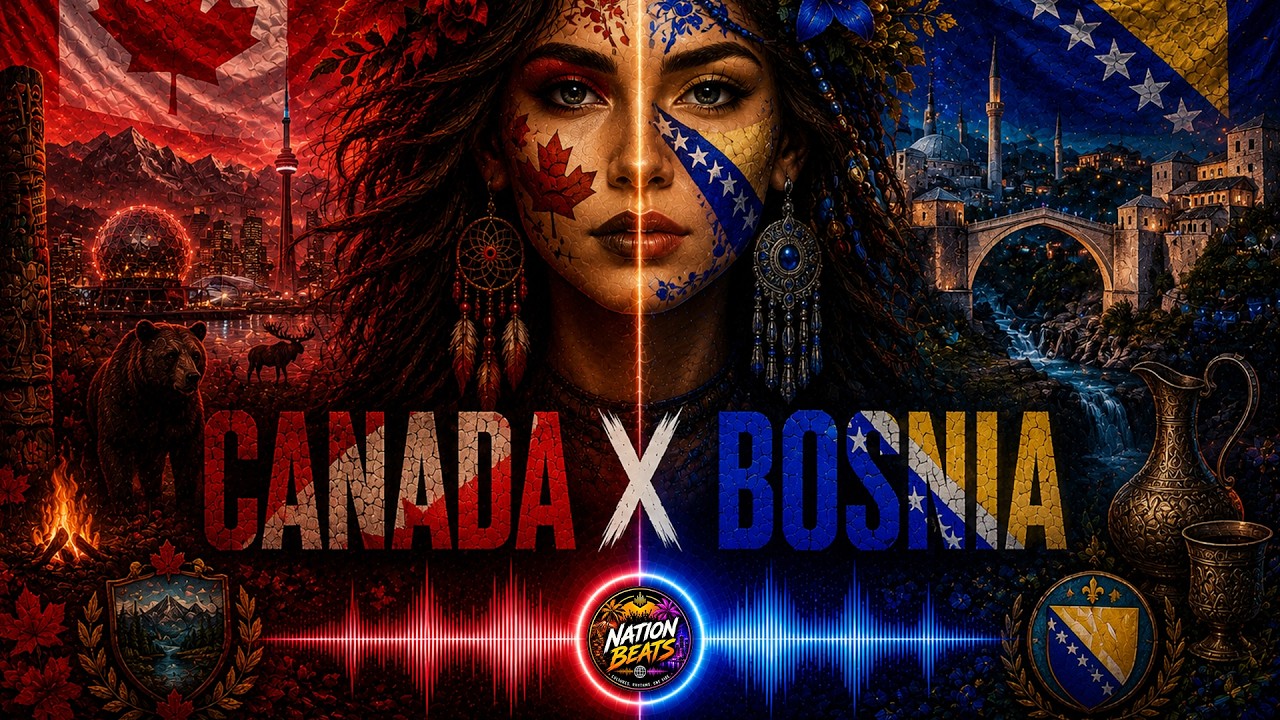 CANADA 🇨🇦 x BOSNIA 🇧🇦 | Emotional Balkan EDM Remix 🔥 | NationBeats