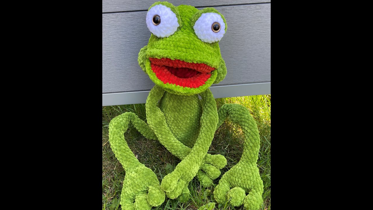 Gehäkelter Glupschi Frosch Teil1