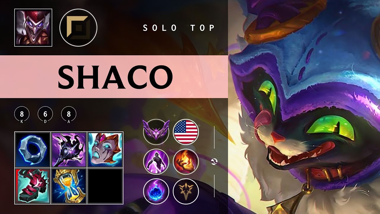 Shaco Top vs Gwen - NA Master Patch 25.23