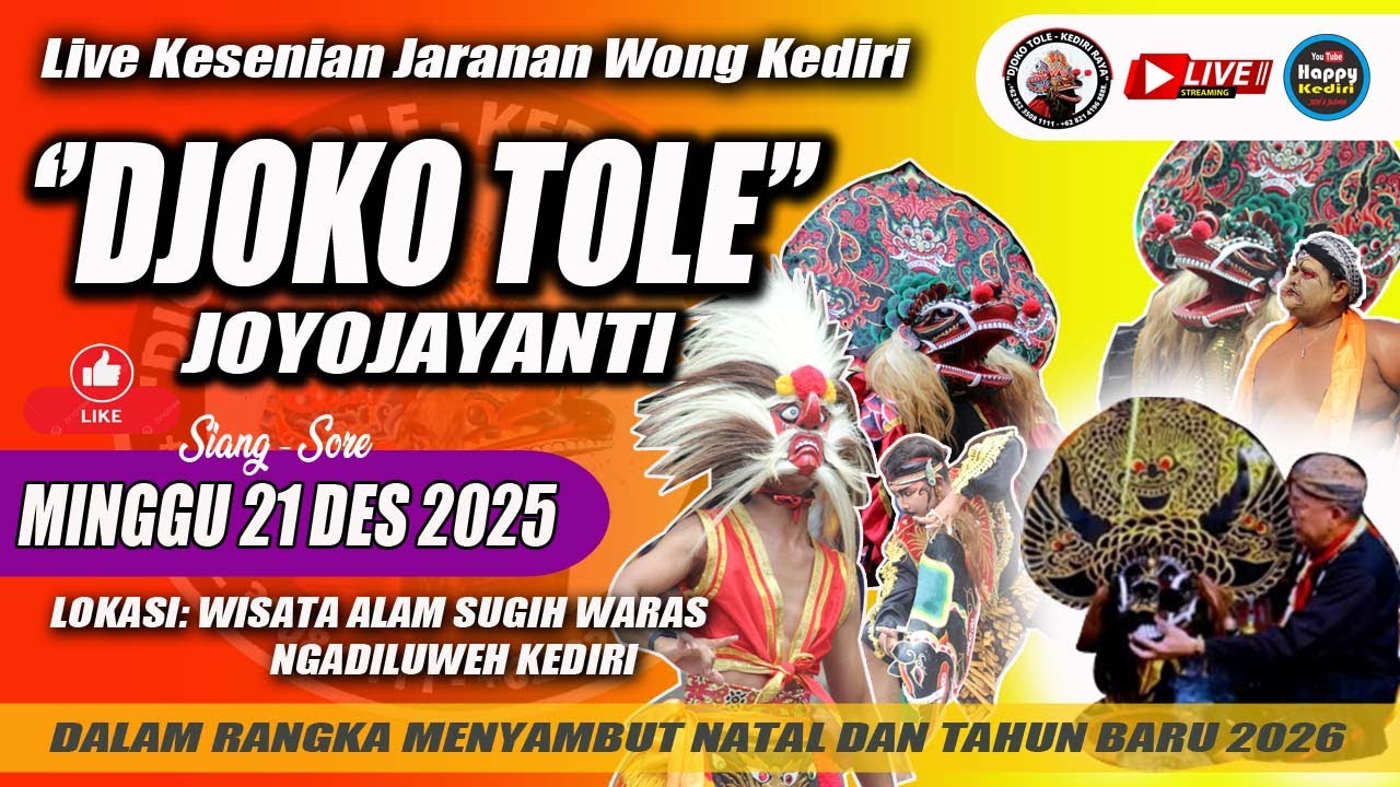 Live Jaranan Hari ini Djoko Tole 2025‼️Lokasi Wisata Alam sugehwaras Kab Kediri#VesyaAudio