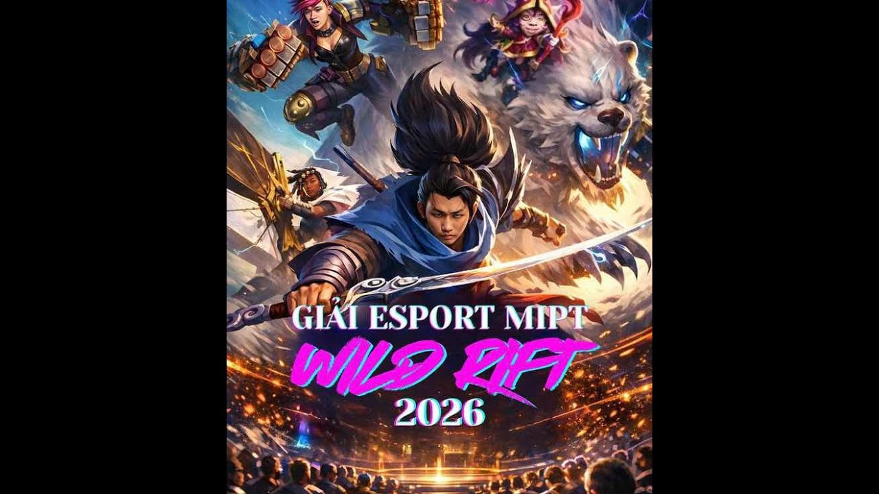 Live stream: Giải Esport WILD RIFT MIPT