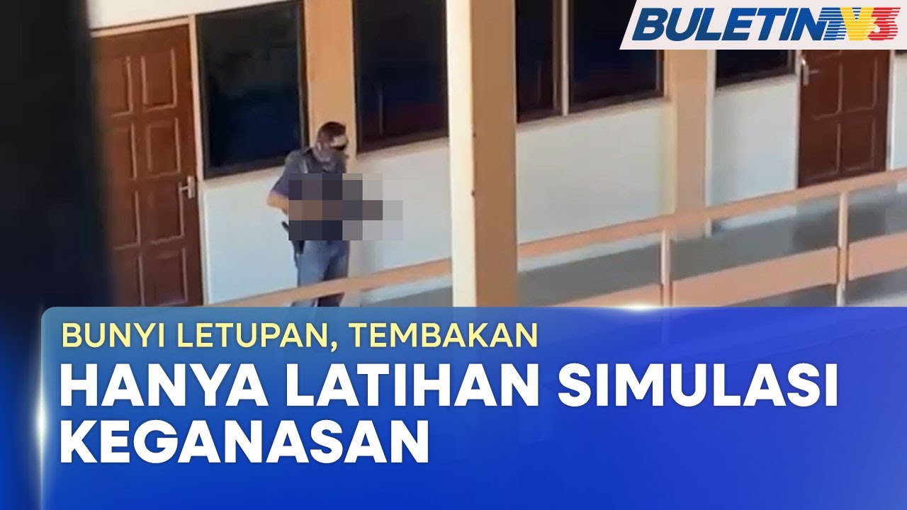 EX KURUNG | Situasi Cemas Di Politeknik Ungku Omar Latihan Simulasi Keganasan - Polis
