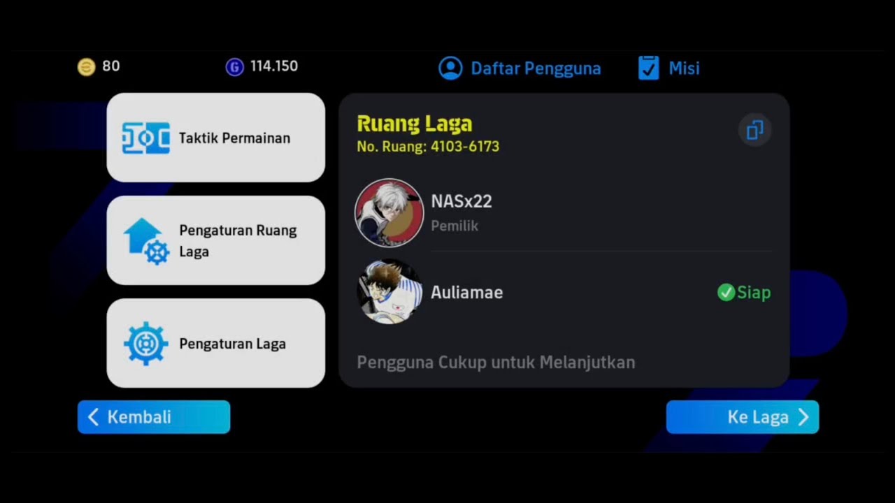 MATCH LAGA TEMAN (SKUAD SULTAN) 👑