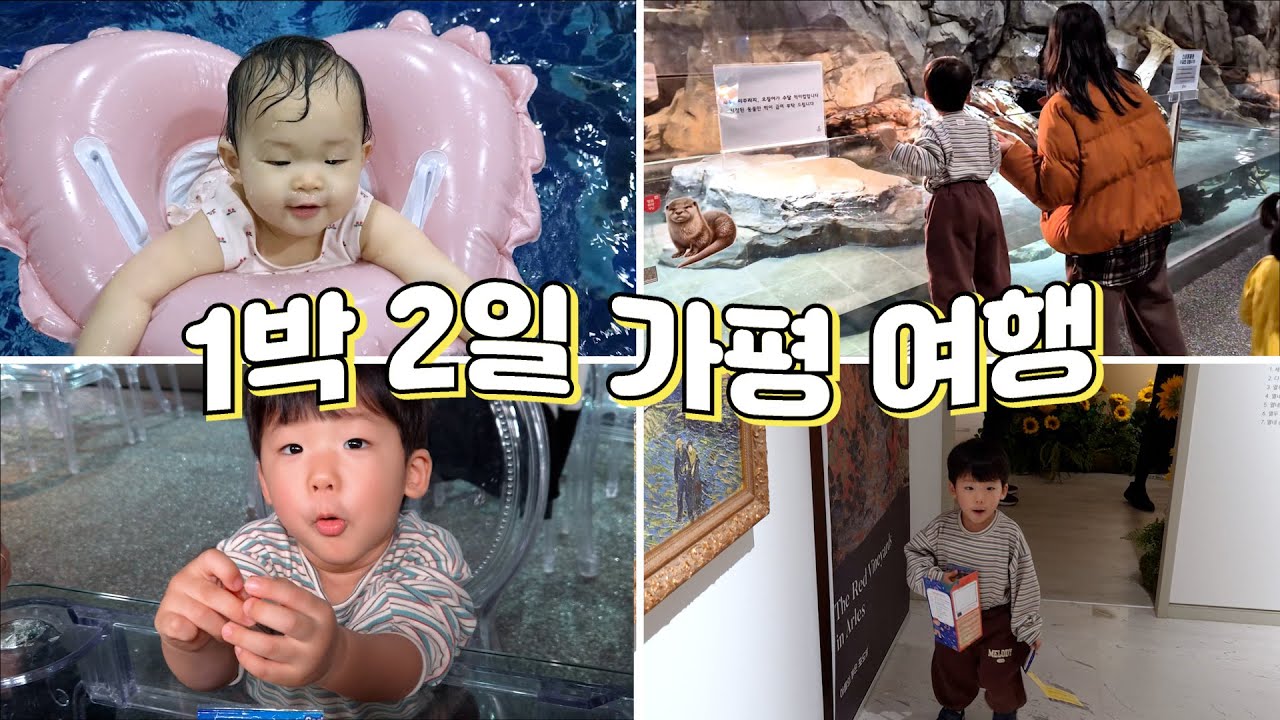 아이들과 가평여행! 도도키즈풀빌라,청평호반닭갈비막국수,신비동물원 방문!