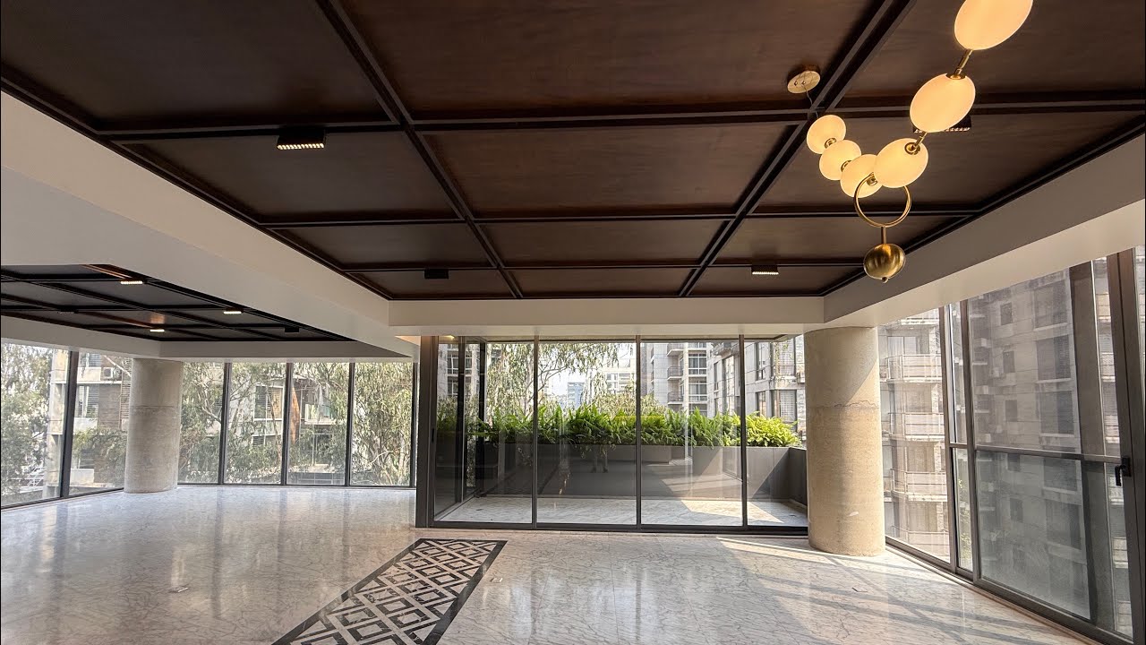 5200 SFT Luxurious Semi Furnished South East face Flat Rent  4th floor at Baridhara Diplomatic Zone