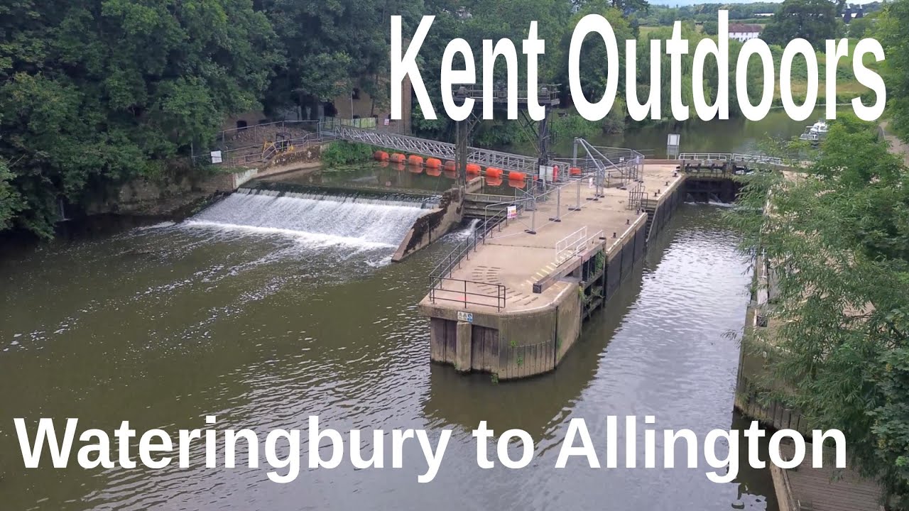 The River Medway - Wateringbury to Allington