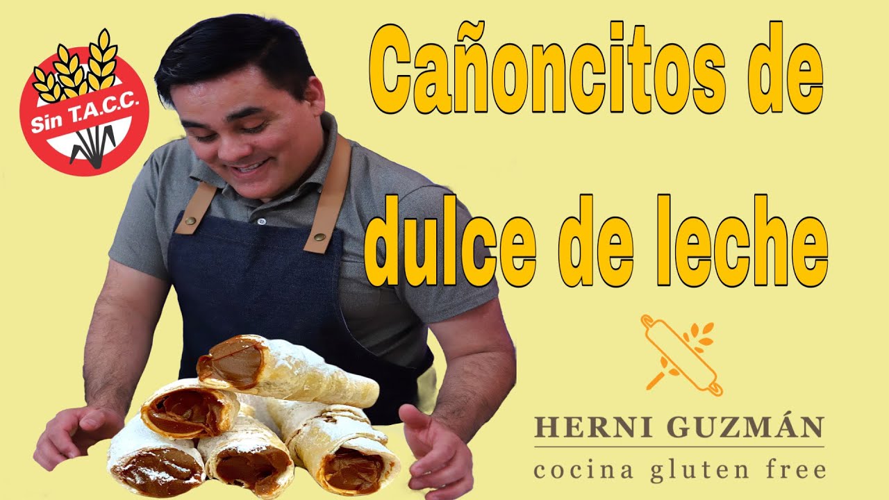 Cañoncitos hojaldrados de dulce de leche, sin gluten!!
