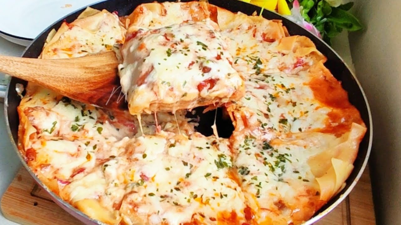 Corned Beef LASAGNA! || No Oven? No Problem || Supper EASY And Delicious