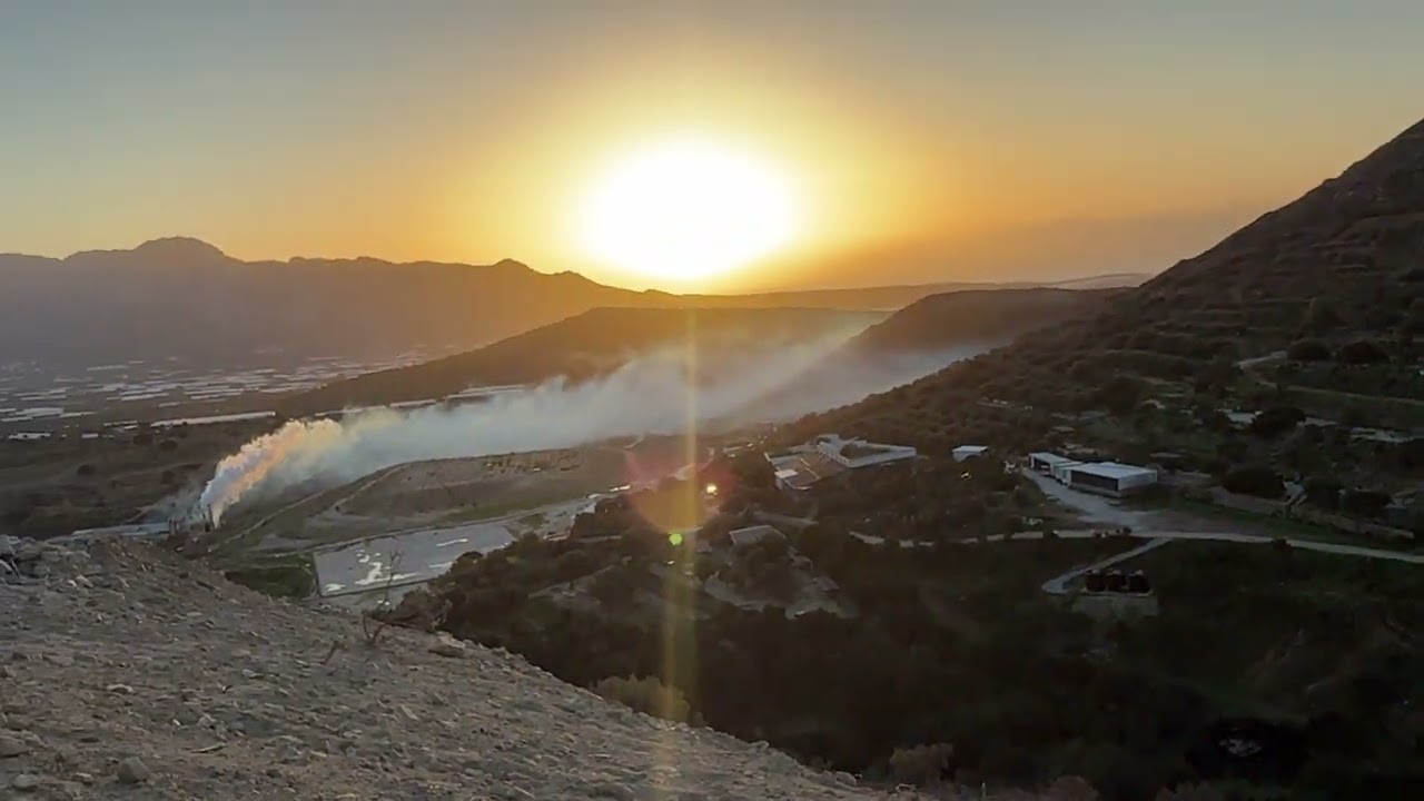 Beautiful Sunrise Over the Shelter - Takis Shelter