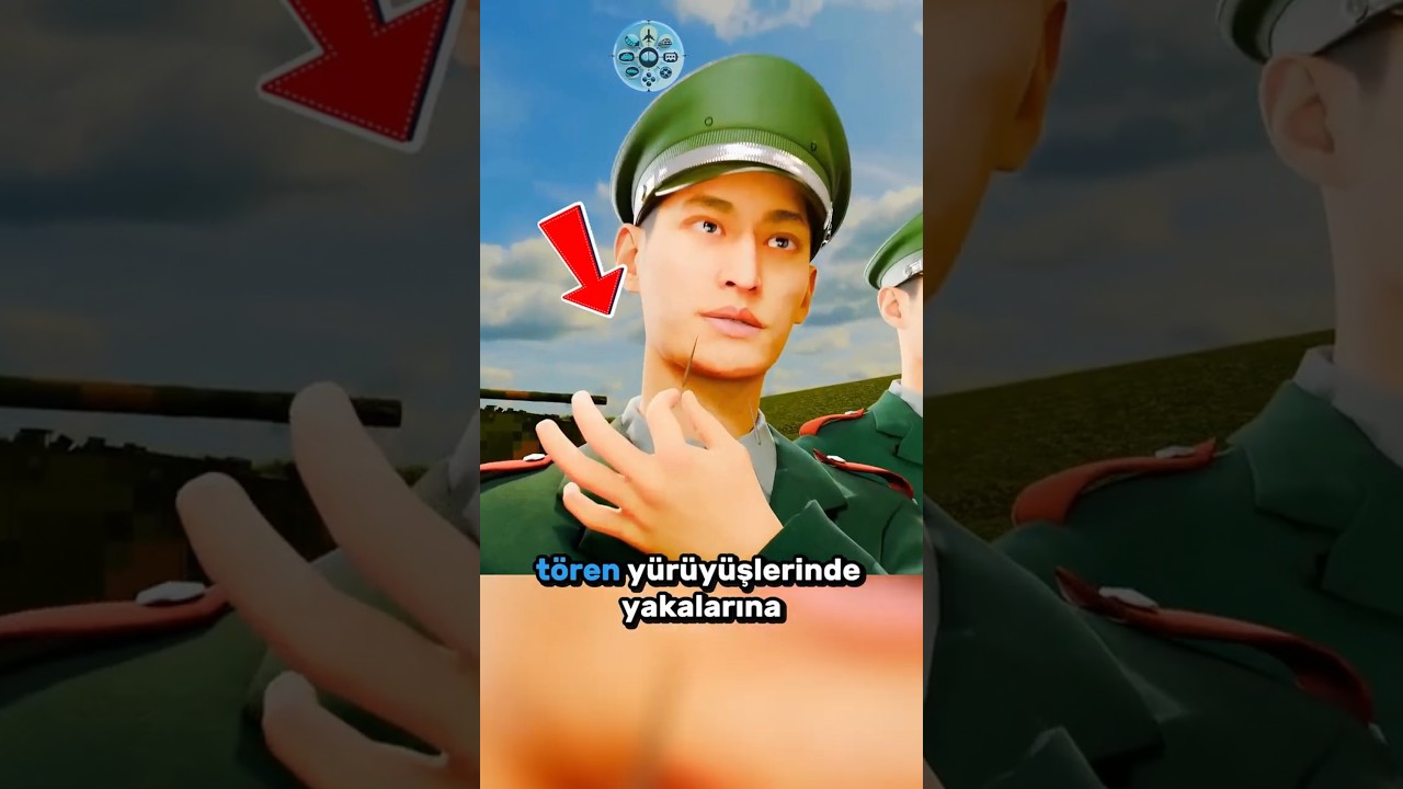 Çinli Askerler Törenlerde Neden İğne Takar? 🎖️🤯