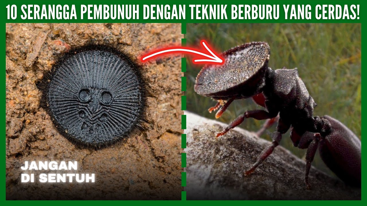 Pemburu Tingkat Jenius, 10 Serangga Pembunuh dengan Teknik Berburu yang Cerdas!