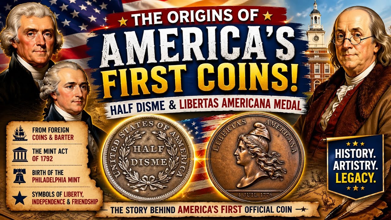 &ldquo;America&rsquo;s First Coins Revealed! 💰 The Untold Story of the Half Disme & Libertas Americana&rdquo;