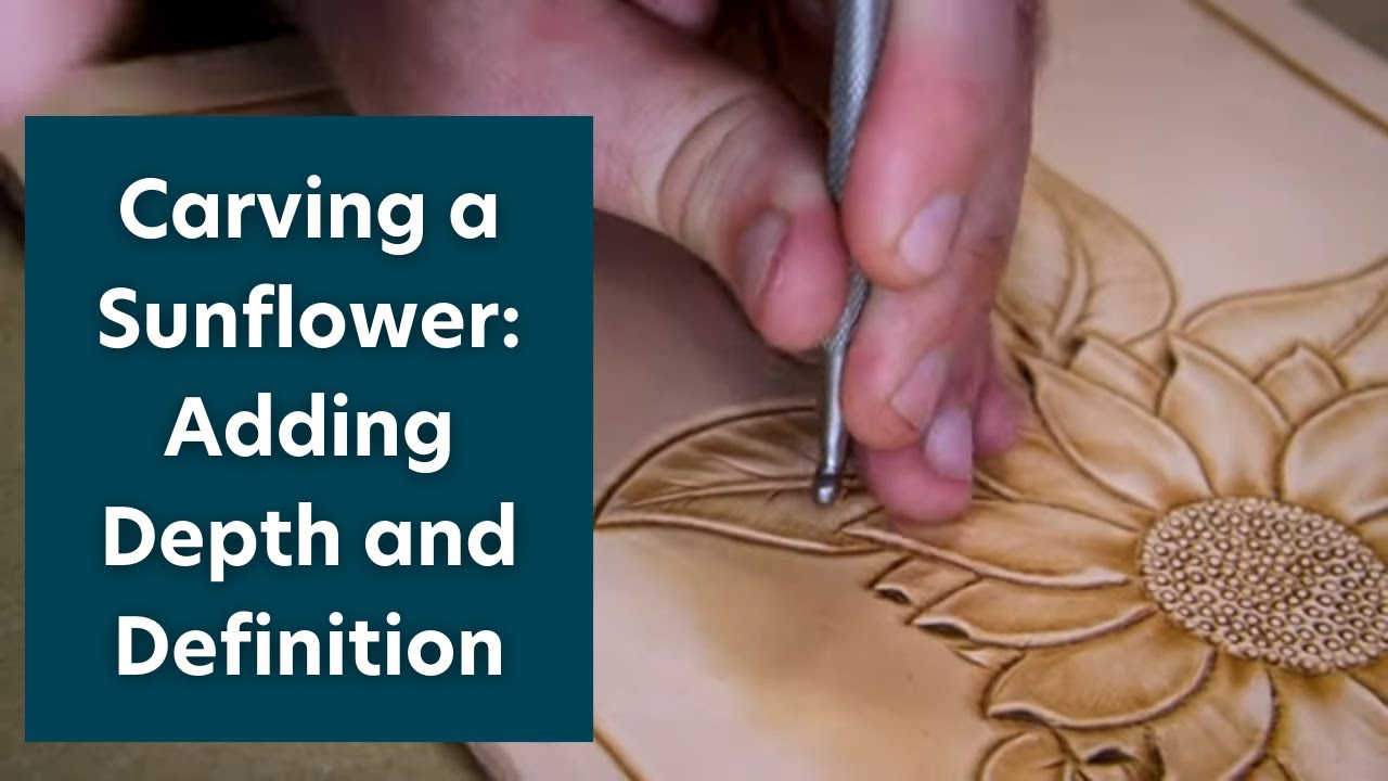 Carving a Sunflower: Adding Depth and Definition