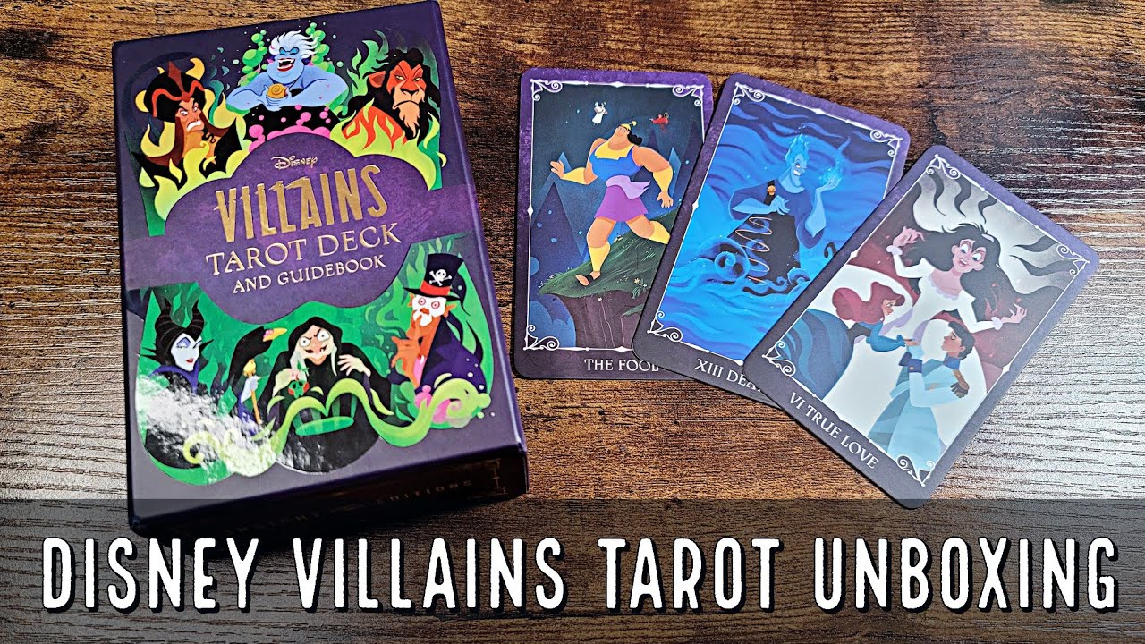 Disney Villains Tarot | Unboxing and Flip Through
