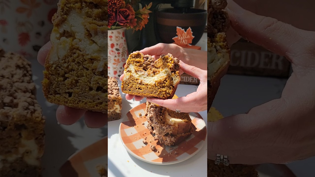 Pumpkin Cream Cheese Bread