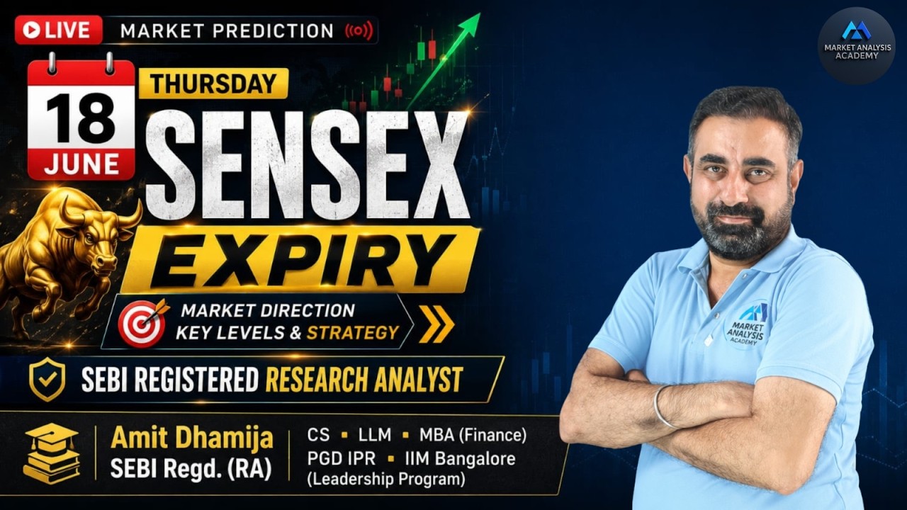 🔴LIVE Sensex Expiry Setup Alert! Big Warning for Nifty Traders | FII DII Data Reveals Something Big