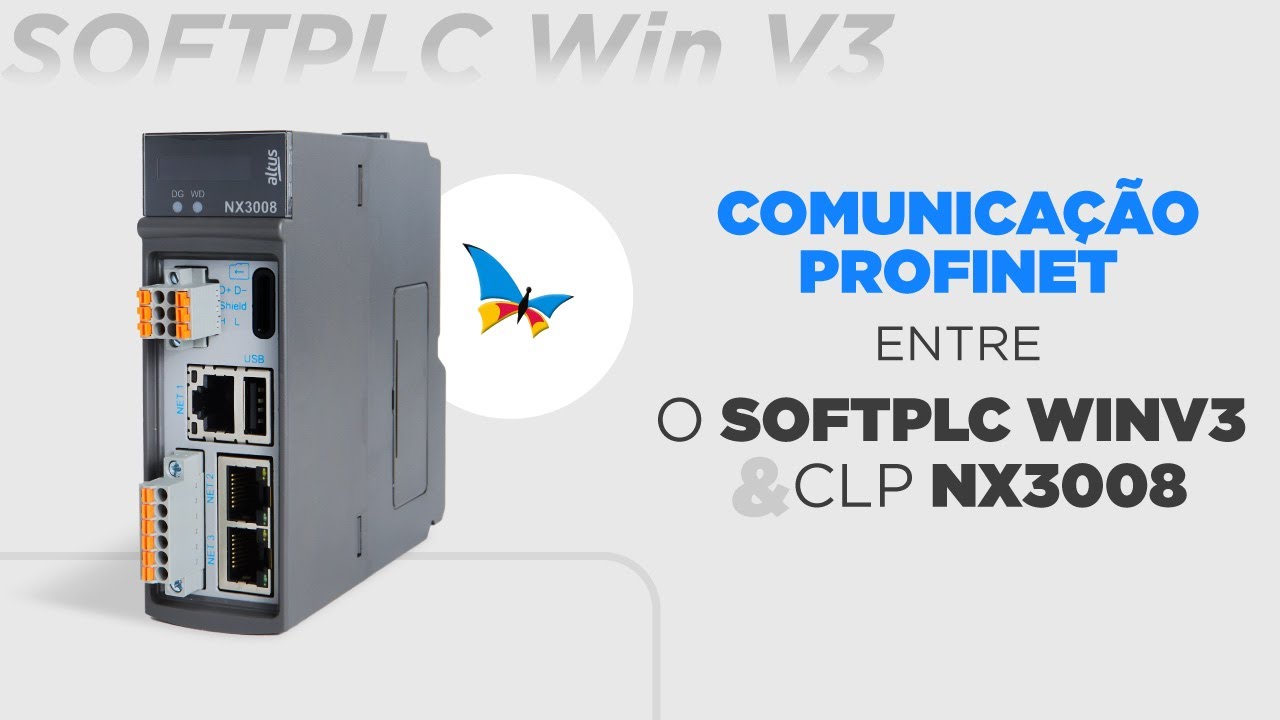 Comunicação entre SoftPLC WinV3 e NX3008 via PROFINET