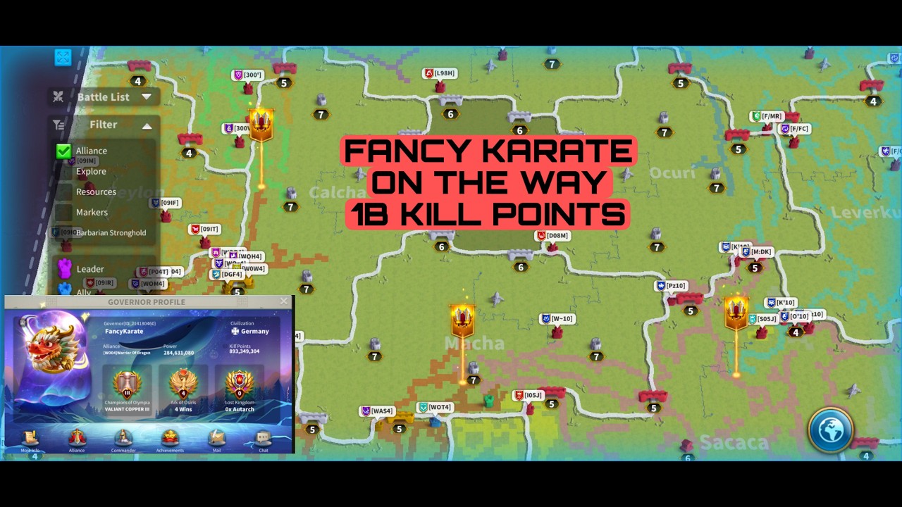 WAR PASS 5 !! KINGDOM 3904 !! 1 VS 5? KVK 3 VS 5 FANCY OTW 1B KILL POINTS!!  RISE OF KINGDOMS #2