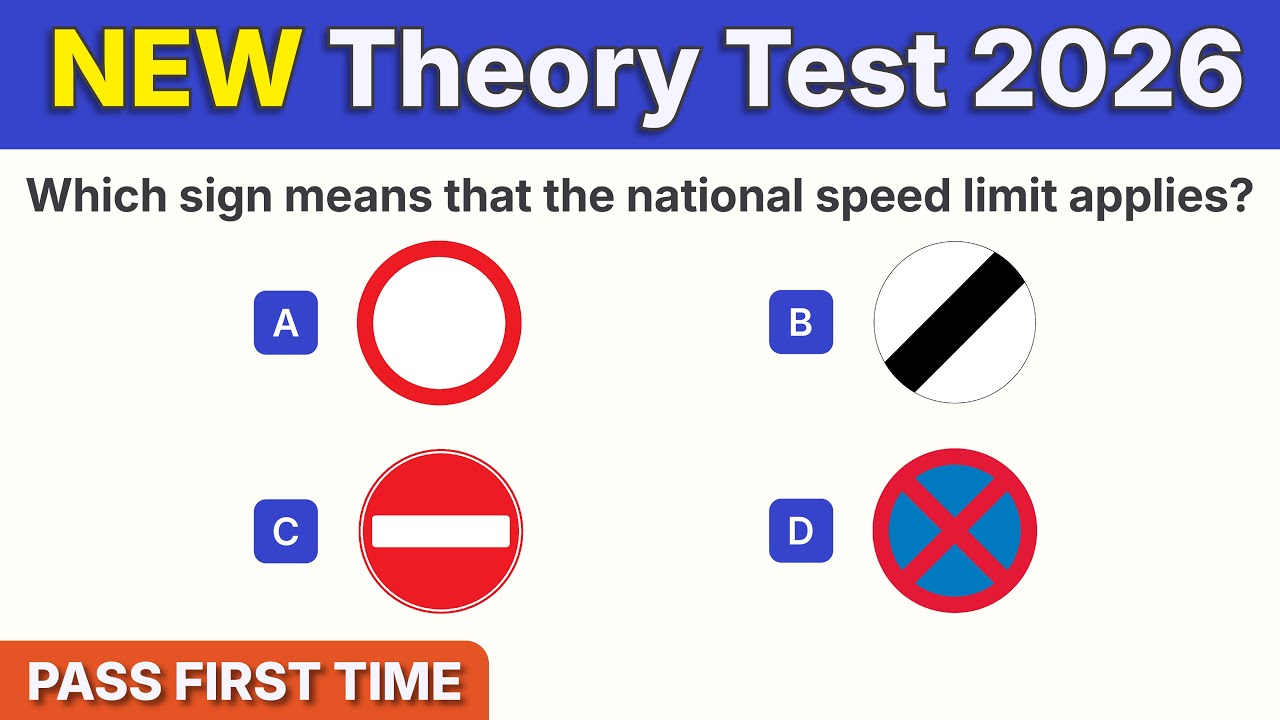 Theory Test 2026 UK | NEW DVSA Style Questions (Must Watch!) | PASS FIRST TIME