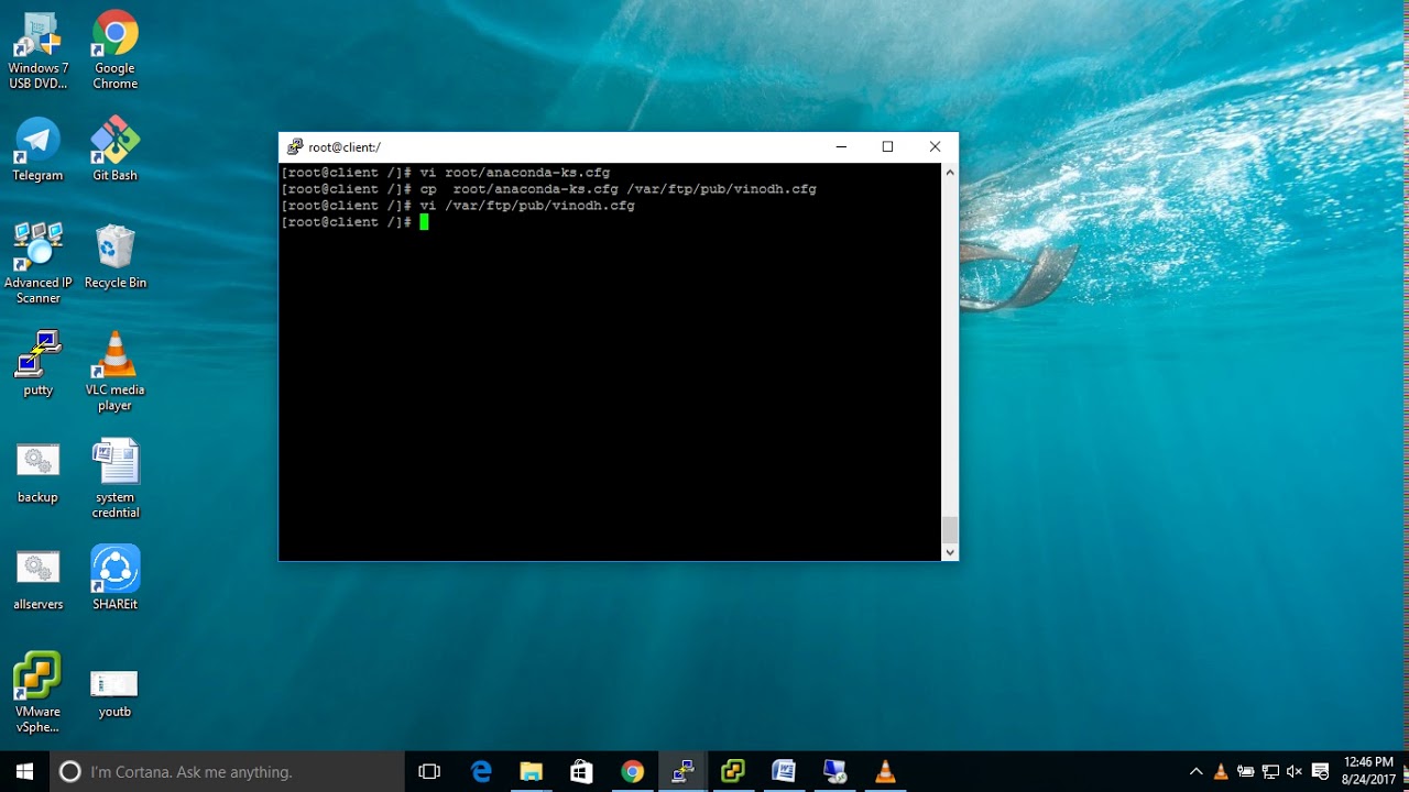 How to automate installation with kickstart server in linux