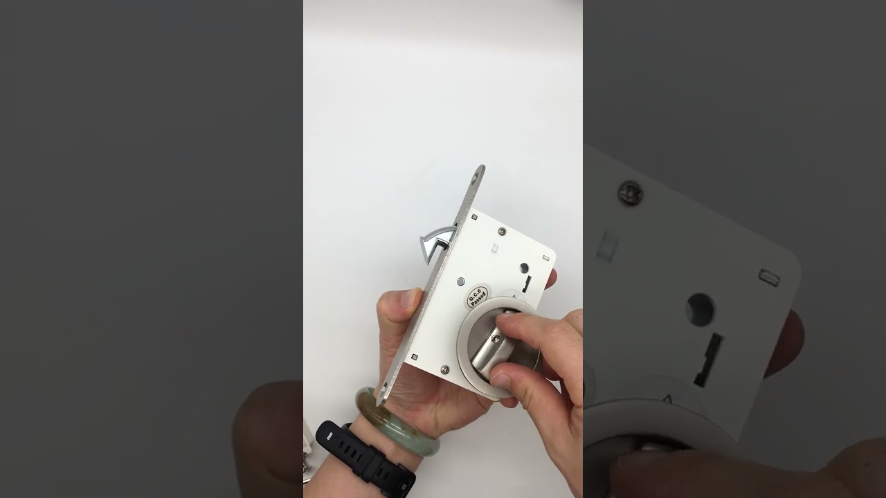 Mortise Lock Sliding Door Lock with Compass Bathroom WC For Sliding Wooden Doors