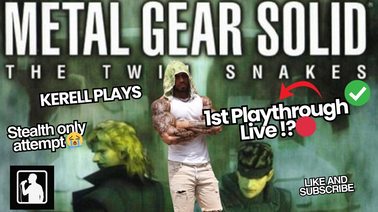 Metal Gear Solid: The Twin Snakes LIVE | First Time Ever Playing (No Spoilers)!! #metalgearsolid
