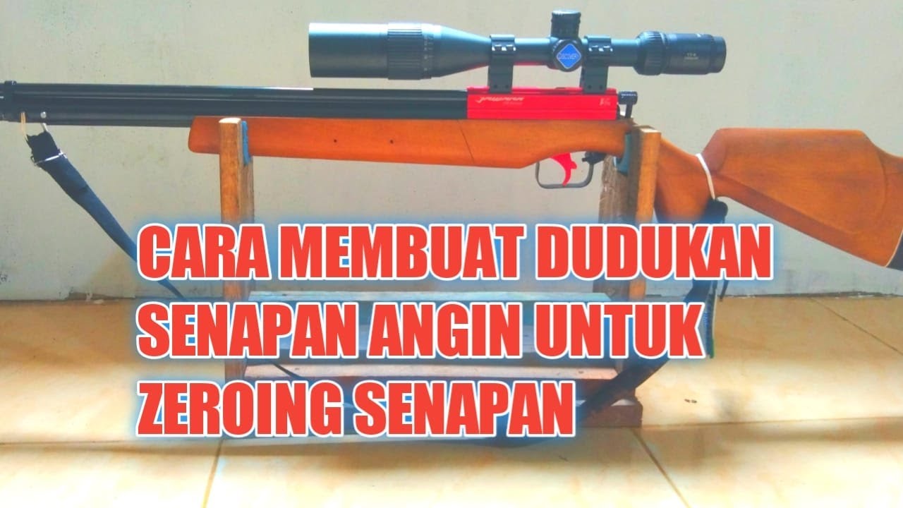TOUTORIAL CARA MEMBUAT DUDUKAN SENAPAN ANGIN DARI KAYU BEKAS