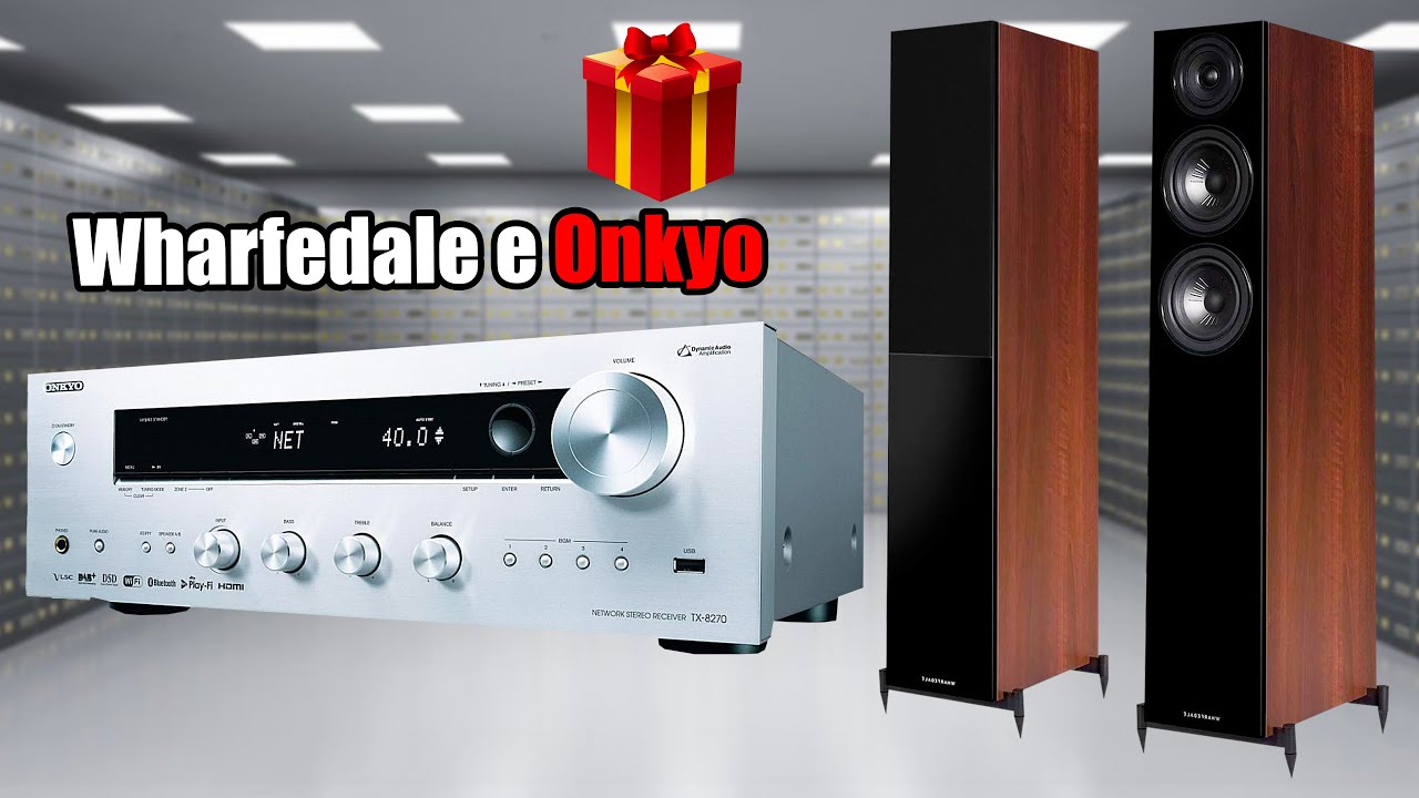 Wharfedale Diamond 12.4 e Onkyo TX-8270: ascolta i prodotti in PROMOZIONE!