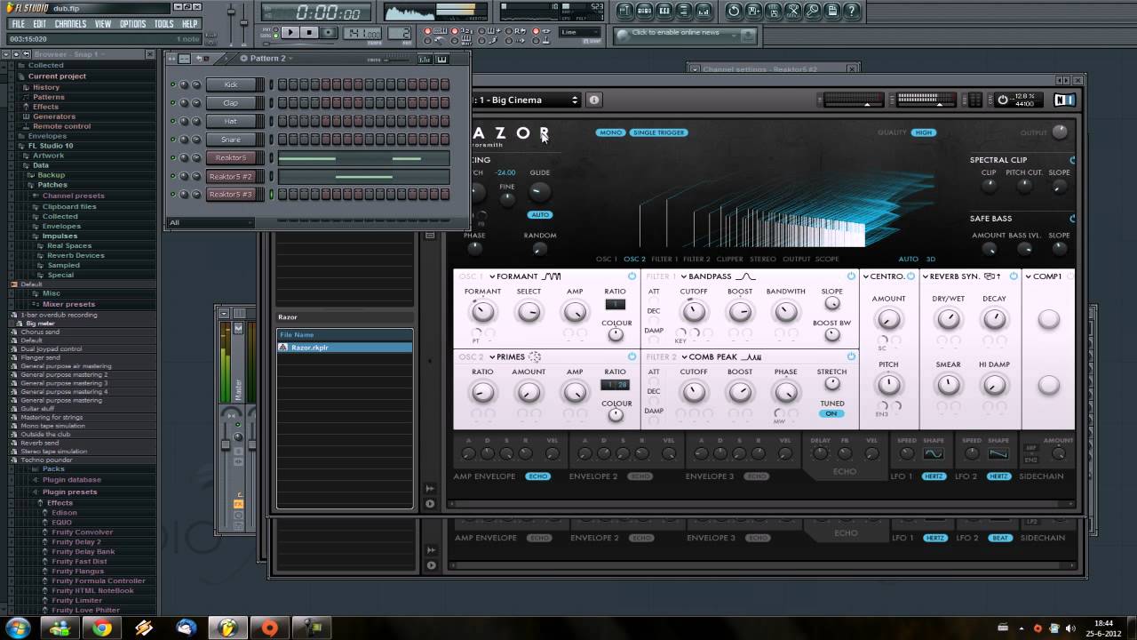 Creating dubstep in under 10 minutes using NI Razor