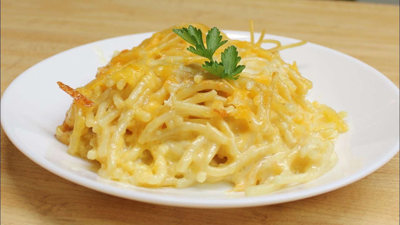 Cheesy Baked Spaghetti with Michael's Home Cooking