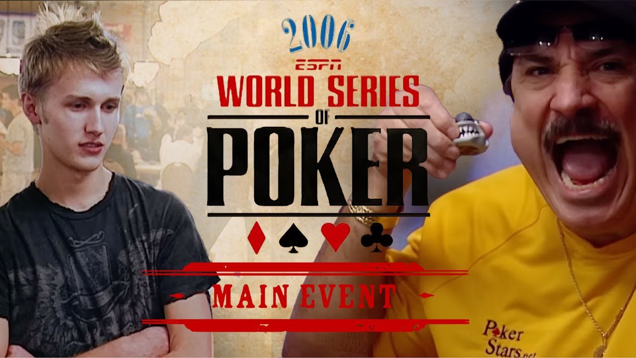 World Series of Poker Main Event 2006 Day 5 with Humberto Brenes & Bad Boy Eric Molina #WSOP