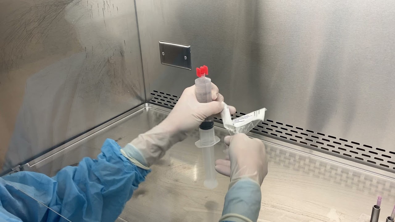 Sterile Compounding with a Connector
