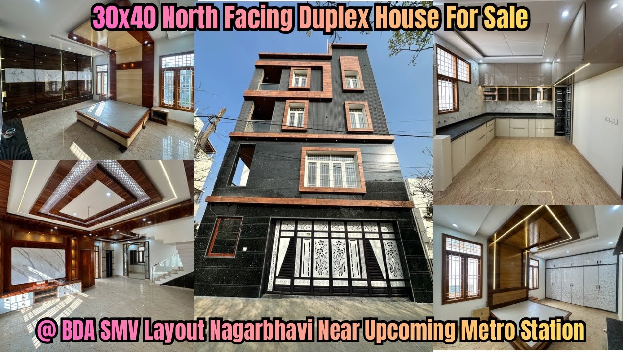 #210 #30x40 North Facing BDA Duplex House For Sale In SMVLayout Nagarbhavi #houseforsaleinbangalore 