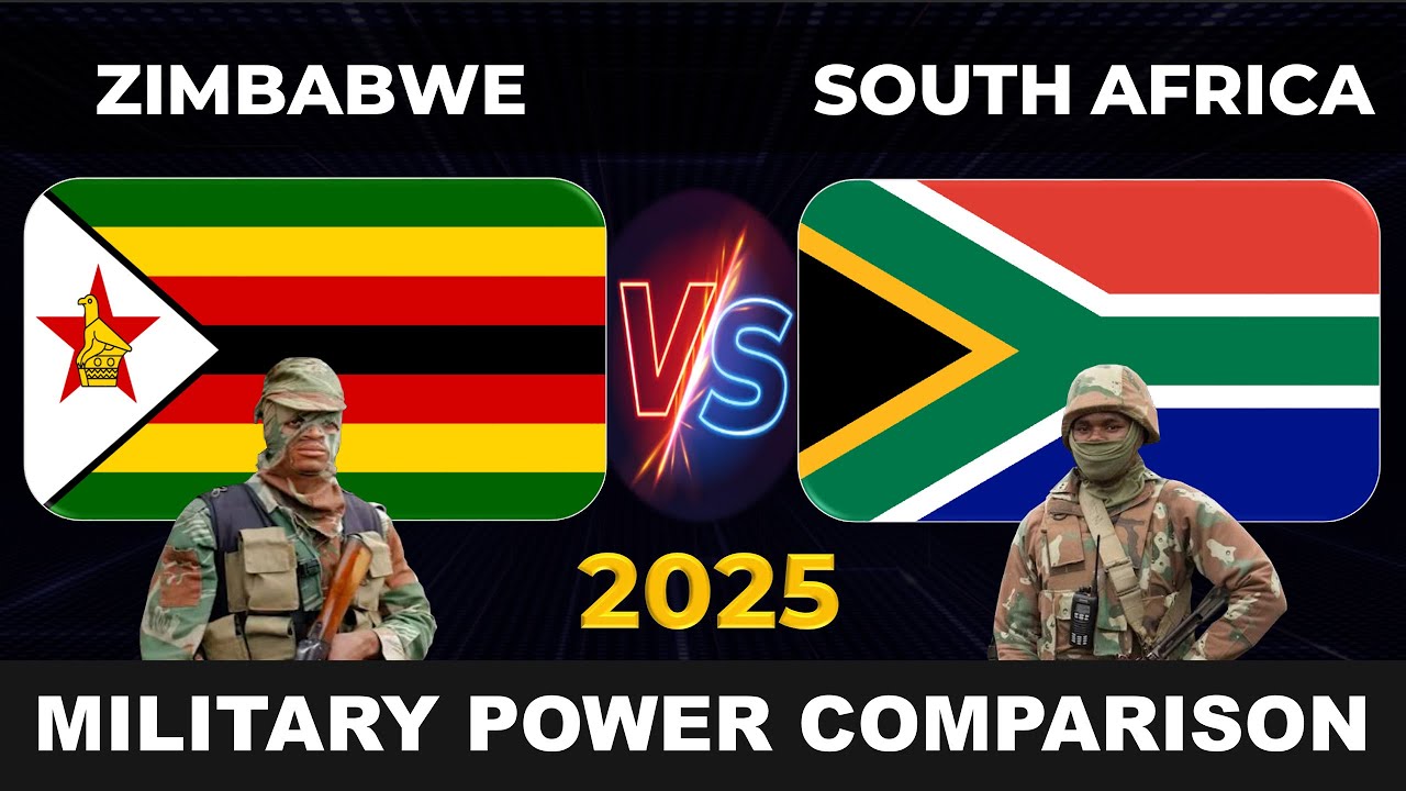 Zimbabwe vs South Africa Military Power 2025 | South Africa vs Zimbabwe Military Power 2025
