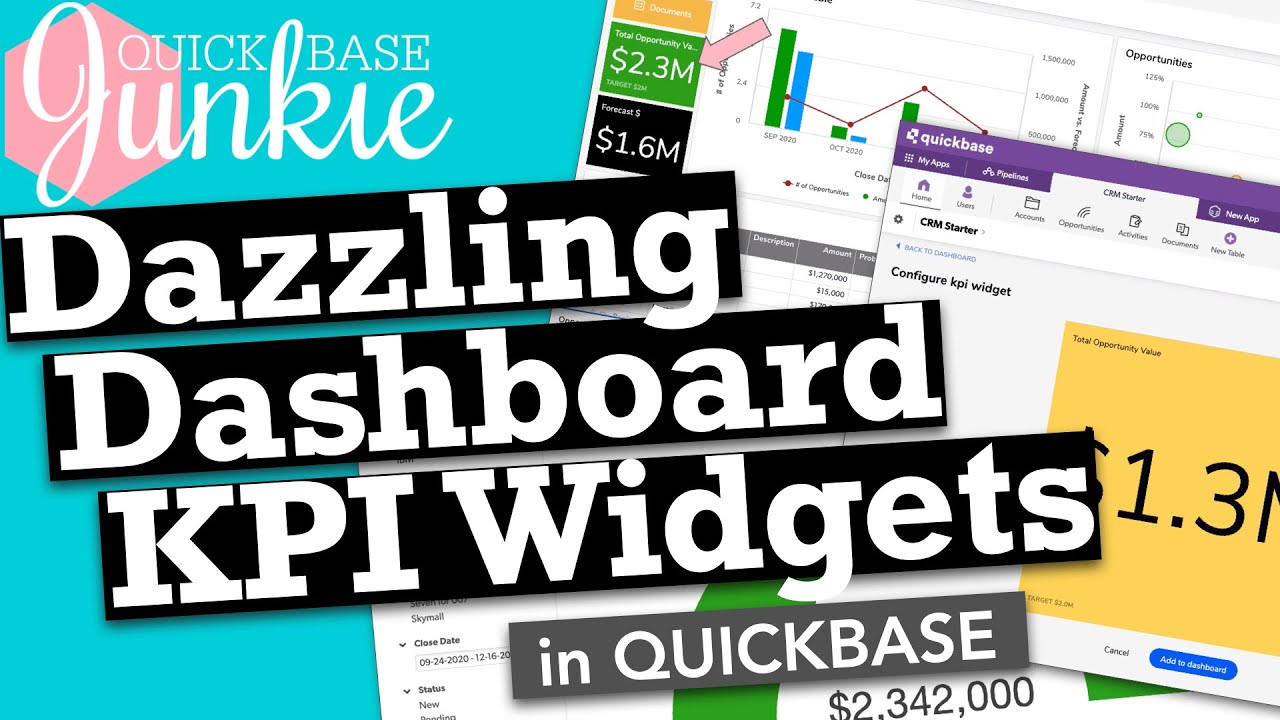 Dazzling Dashboard KPI Widgets in Quickbase
