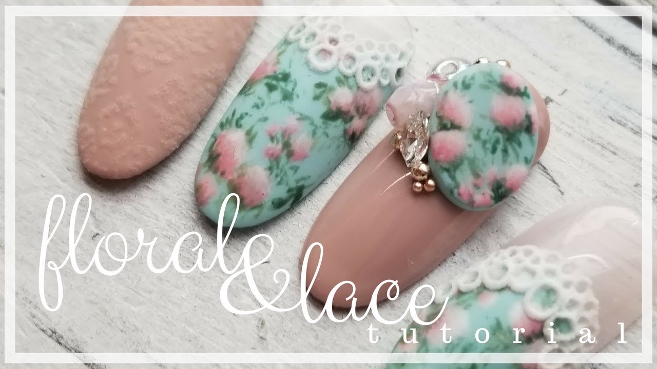 Floral & Lace Moon Mani Tutorial • Natasha Harton Nails