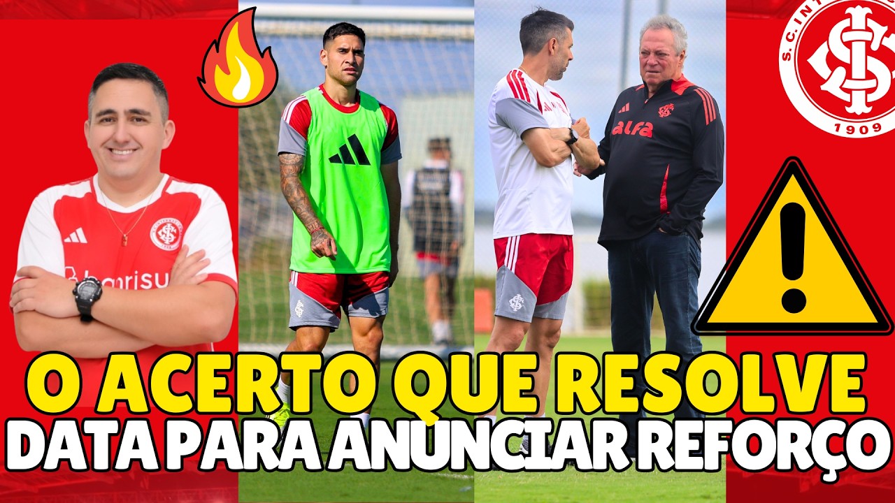 🎯#INTER: O ACERTO QUE RESOLVE | ELE MUDA O TIME | DATA PARA ANUNCIAR REFORÇO | ZAGUEIRO ENCAMINHADO