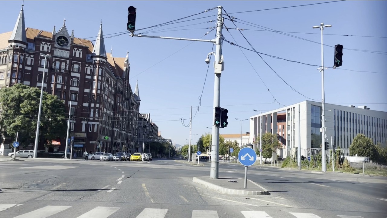 Driving in Budapest.HU🇭🇺 Határ út - HALLER UTCA - Petőfi híd - Kosztolányi Dezső tér