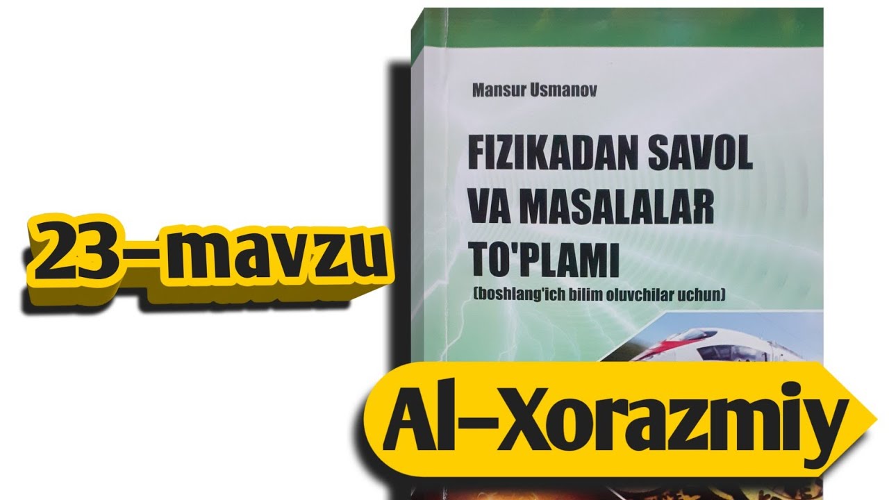 23–mavzu | Quvvat. Foydali ish koeffitsenti (FIK)
