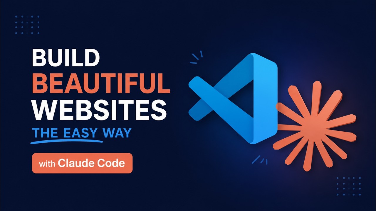 The EASY way to build a beautiful website with Claude Code
