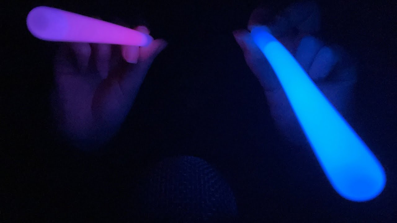 Trying Glow Stick ASMR (Visuals & Mouth Sounds)