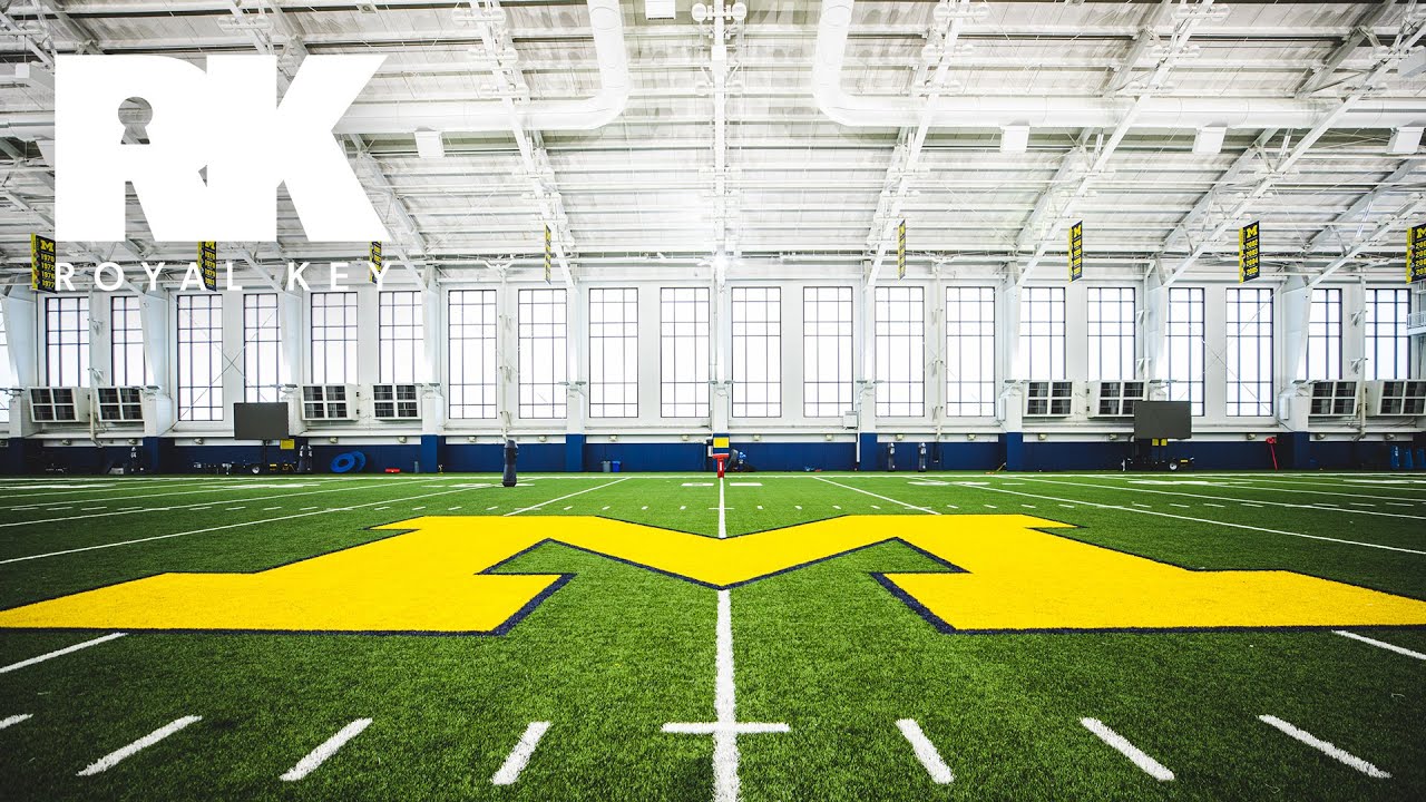 Inside the MICHIGAN WOLVERINES' $168,000,000, 280,000 Sq-ft  FOOTBALL Facility | Royal Key