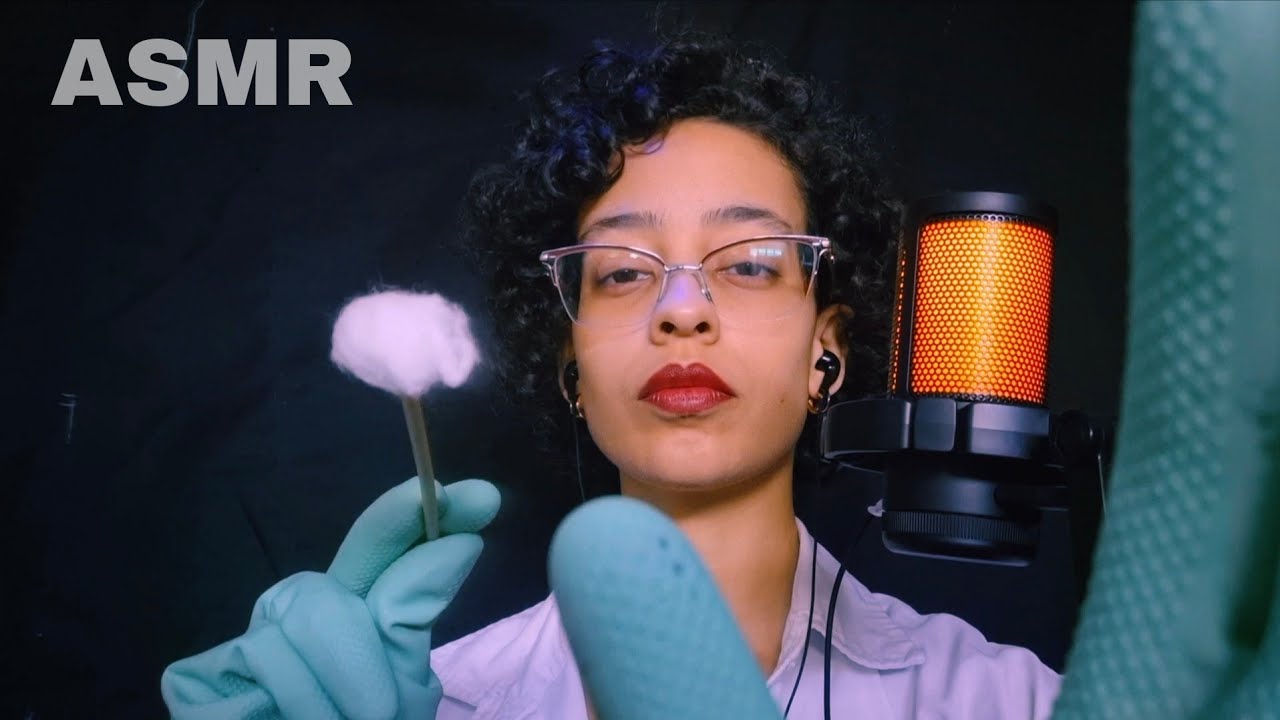 ASMR | EXAMINANDO O SEU ROSTO 🔎 - voz suave, toques delicados, sons de boca