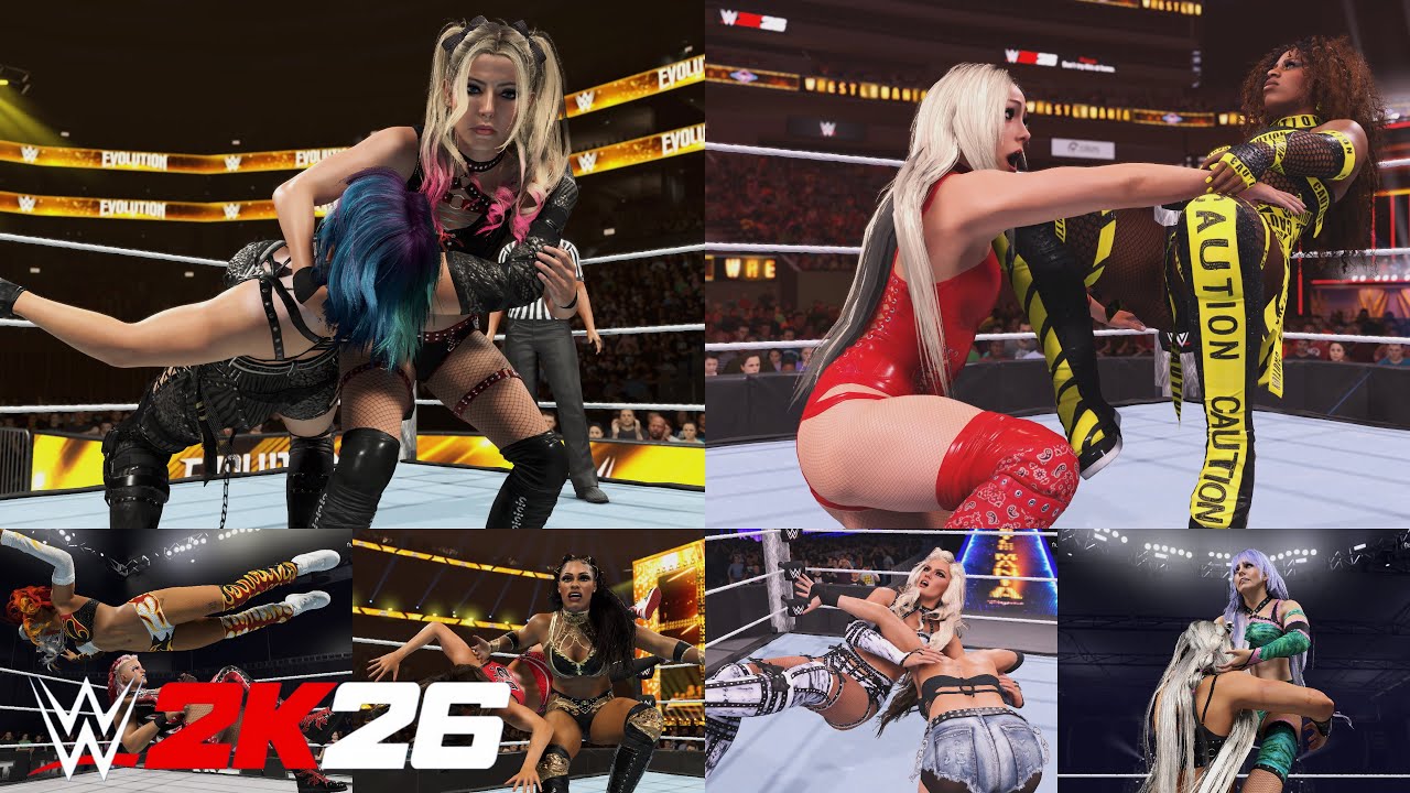 WWE 2K26 - ALL WOMEN’S SIGNATURES & FINISHERS + SUPER FINISHERS 