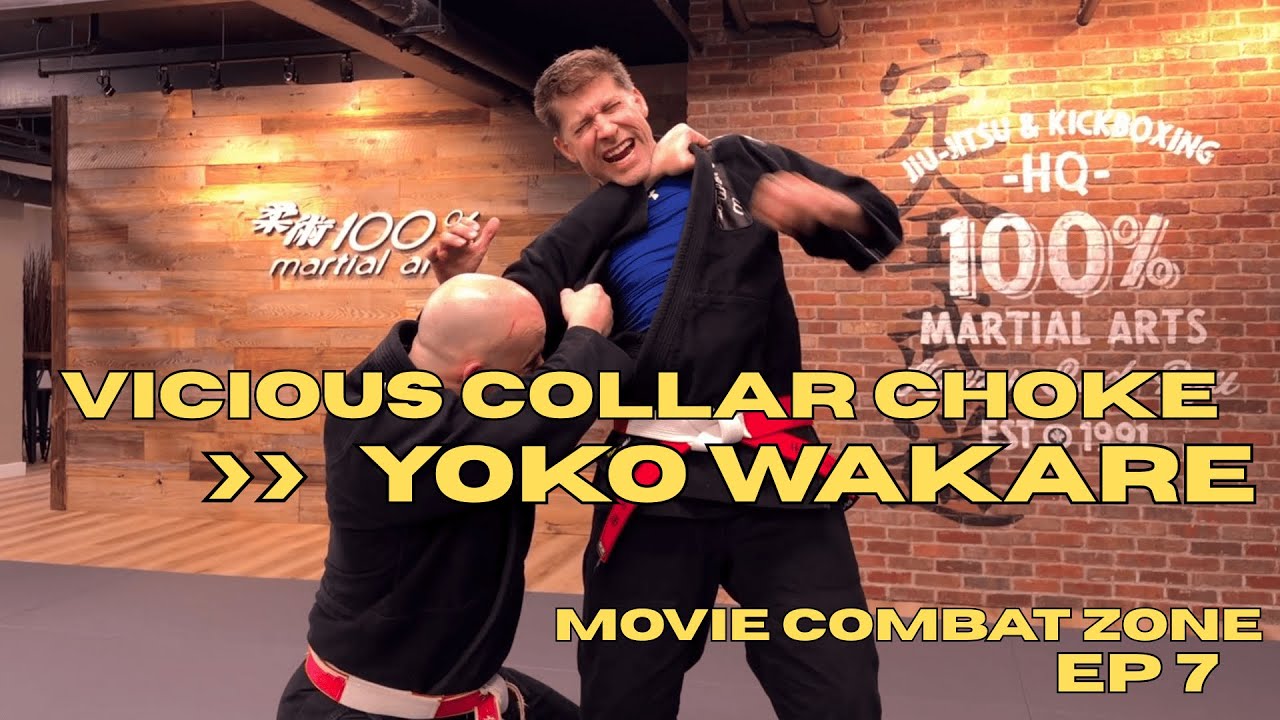 Vicious Choke to Armbar to Yoko Wakare Throw: Killer Fight Sequence Tutorial
