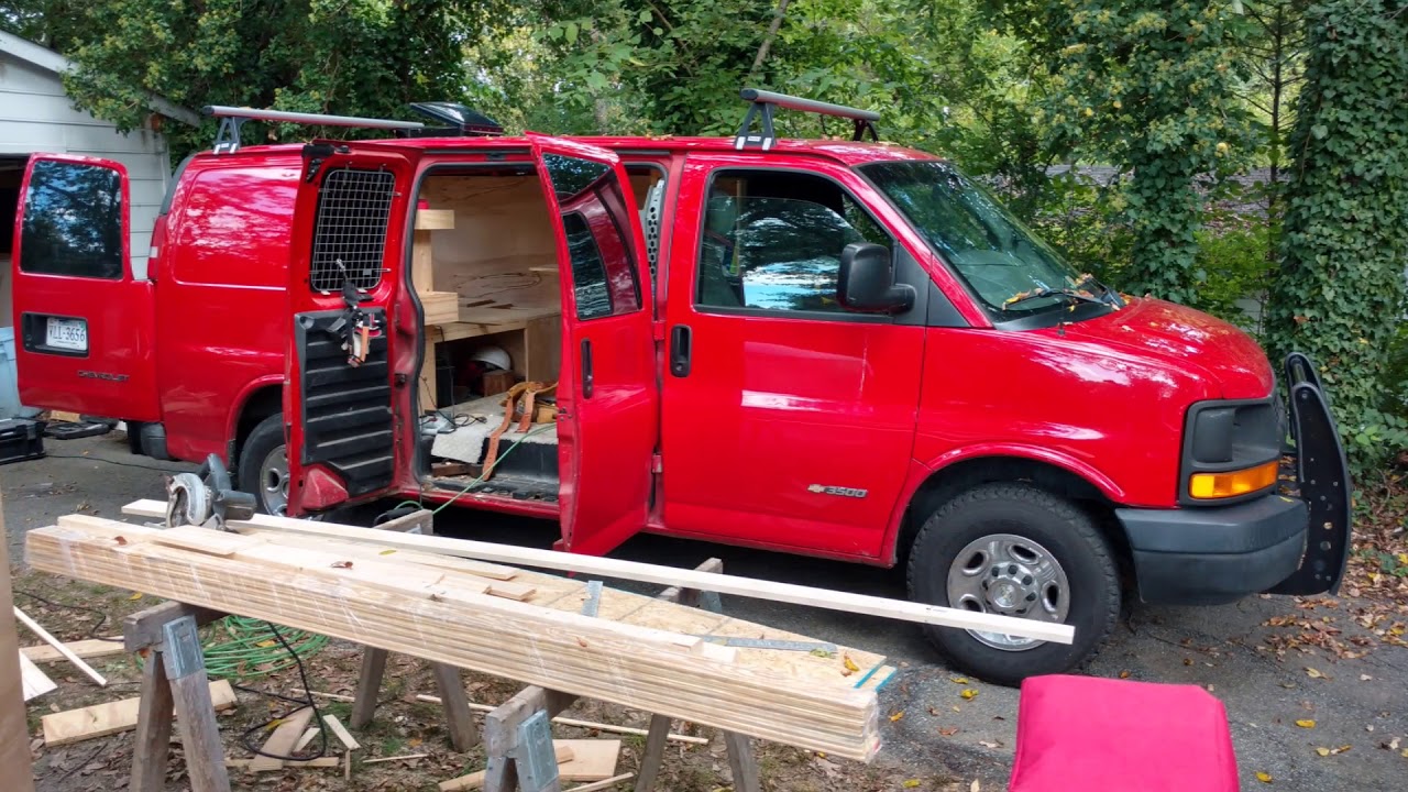 Chevy Express Work Van To Stealth Camper Van Conversion EP1