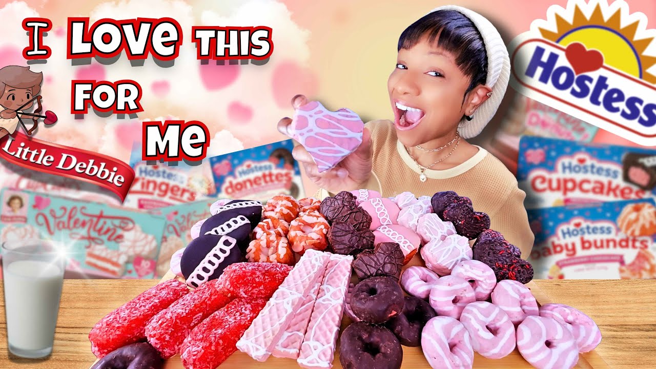 Snack Cake Heaven 💕 Little Debbie x Hostess ASMR Mukbang